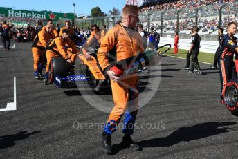 World © Octane Photographic Ltd. Formula 1 – Japanese GP - Grid. McLaren MCL34 – Carlos Sainz. Suzuka Circuit, Suzuka, Japan. Sunday 13th October 2019.