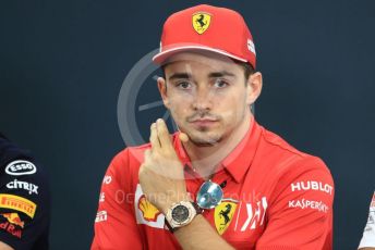 World © Octane Photographic Ltd. Formula 1 – Singapore GP. FIA Drivers Press Conference. Scuderia Ferrari – Charles Leclerc. Suzuka Circuit, Suzuka, Japan. Thursday 10th October 2019.