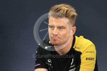 World © Octane Photographic Ltd. Formula 1 – Singapore GP. FIA Drivers Press Conference. Renault Sport F1 Team – Nico Hulkenberg. Suzuka Circuit, Suzuka, Japan. Thursday 10th October 2019.