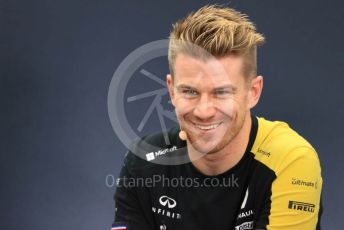 World © Octane Photographic Ltd. Formula 1 – Singapore GP. FIA Drivers Press Conference. Renault Sport F1 Team – Nico Hulkenberg. Suzuka Circuit, Suzuka, Japan. Thursday 10th October 2019.