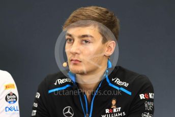 World © Octane Photographic Ltd. Formula 1 – Singapore GP. FIA Drivers Press Conference. ROKiT Williams Racing – George Russell. Suzuka Circuit, Suzuka, Japan. Thursday 10th October 2019.