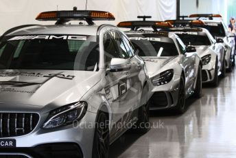 World © Octane Photographic Ltd. Formula 1 – Japanese GP - Evening teardown and Typhoon Hagibis preparations. Mercedes AMG Safety and medical cars. Suzuka Circuit, Suzuka, Japan. Friday 11th October 2019.