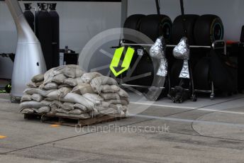 World © Octane Photographic Ltd. Formula 1 – Japanese GP - Evening teardown and Typhoon Hagibis preparations. Mercedes AMG Petronas Motorsport. Suzuka Circuit, Suzuka, Japan. Friday 11th October 2019.
