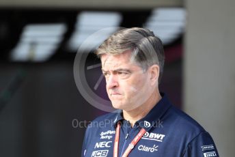 World © Octane Photographic Ltd. Formula 1 - Singapore GP - Paddock. Andy Stevenson – Sporting Director at SportPesa Racing Point. Suzuka Circuit, Suzuka, Japan. Thursday 10th October 2019.
