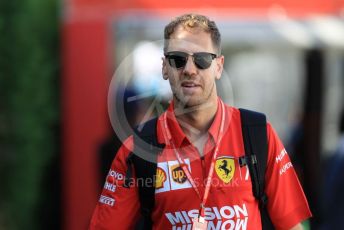 World © Octane Photographic Ltd. Formula 1 – Japanese GP - Paddock. Scuderia Ferrari SF90 – Sebastian Vettel. Suzuka Circuit, Suzuka, Japan. Thursday 10th October 2019.