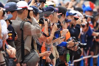 World © Octane Photographic Ltd. Formula 1 – Japanese GP - Paddock. Scuderia Fans in the Pitlane. Suzuka Circuit, Suzuka, Japan. Thursday 10th October 2019.