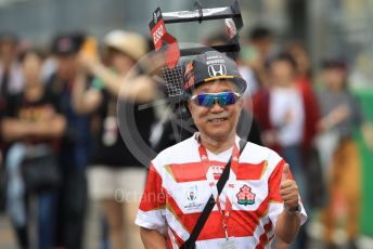 World © Octane Photographic Ltd. Formula 1 – Japanese GP - Paddock. Scuderia Fans in the Pitlane. Suzuka Circuit, Suzuka, Japan. Thursday 10th October 2019.