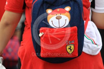 World © Octane Photographic Ltd. Formula 1 – Japanese GP - Paddock. Scuderia Fans in the Pitlane. Suzuka Circuit, Suzuka, Japan. Thursday 10th October 2019.