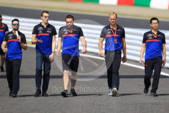 World © Octane Photographic Ltd. Formula 1 – Japanese GP - Paddock. Scuderia Toro Rosso STR14 – Daniil Kvyat. Suzuka Circuit, Suzuka, Japan. Thursday 10th October 2019.