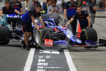 World © Octane Photographic Ltd. Formula 1 – Japanese GP - Parc Ferme. Scuderia Toro Rosso - Pierre Gasly. Suzuka Circuit, Suzuka, Japan. Thursday 10th October 2019.