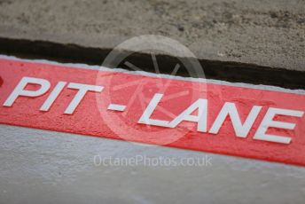 World © Octane Photographic Ltd. Formula 1 – Japanese GP - Paddock. Pit-Lane markings repainted. Suzuka Circuit, Suzuka, Japan. Thursday 10th October 2019.