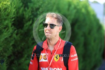 World © Octane Photographic Ltd. Formula 1 – Japanese GP - Paddock. Scuderia Ferrari SF90 – Sebastian Vettel. Suzuka Circuit, Suzuka, Japan. Thursday 10th October 2019.