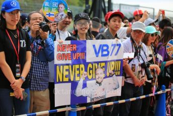 World © Octane Photographic Ltd. Formula 1 – Japanese GP - Paddock. Scuderia Fans in the Pitlane. Suzuka Circuit, Suzuka, Japan. Thursday 10th October 2019.