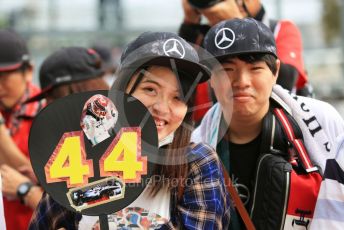 World © Octane Photographic Ltd. Formula 1 – Japanese GP - Paddock. Scuderia Fans in the Pitlane. Suzuka Circuit, Suzuka, Japan. Thursday 10th October 2019.