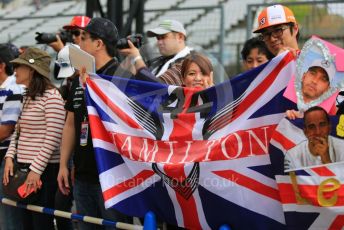 World © Octane Photographic Ltd. Formula 1 – Japanese GP - Paddock. Scuderia Fans in the Pitlane. Suzuka Circuit, Suzuka, Japan. Thursday 10th October 2019.
