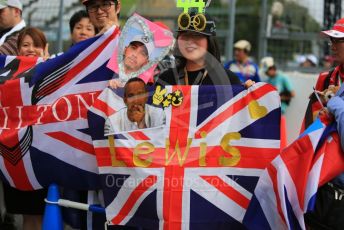 World © Octane Photographic Ltd. Formula 1 – Japanese GP - Paddock. Scuderia Fans in the Pitlane. Suzuka Circuit, Suzuka, Japan. Thursday 10th October 2019.