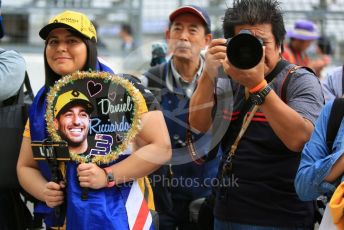 World © Octane Photographic Ltd. Formula 1 – Japanese GP - Paddock. Scuderia Fans in the Pitlane. Suzuka Circuit, Suzuka, Japan. Thursday 10th October 2019.