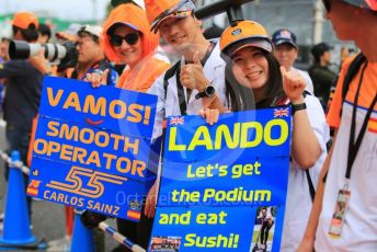 World © Octane Photographic Ltd. Formula 1 – Japanese GP - Paddock. Scuderia Fans in the Pitlane. Suzuka Circuit, Suzuka, Japan. Thursday 10th October 2019.