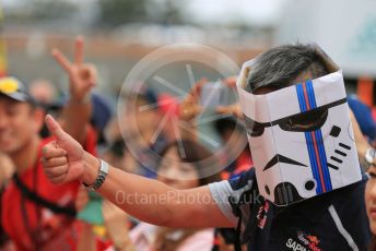 World © Octane Photographic Ltd. Formula 1 – Japanese GP - Paddock. Scuderia Fans in the Pitlane. Suzuka Circuit, Suzuka, Japan. Thursday 10th October 2019.