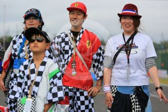 World © Octane Photographic Ltd. Formula 1 – Japanese GP - Paddock. Scuderia Fans in the Pitlane. Suzuka Circuit, Suzuka, Japan. Thursday 10th October 2019.