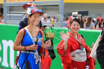 World © Octane Photographic Ltd. Formula 1 – Japanese GP - Paddock. Scuderia Fans in the Pitlane. Suzuka Circuit, Suzuka, Japan. Thursday 10th October 2019.