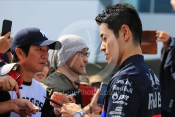 World © Octane Photographic Ltd. Formula 1 – Japanese GP - Paddock. Scuderia Toro Rosso - Naoki Yamamoto. Suzuka Circuit, Suzuka, Japan. Thursday 10th October 2019.