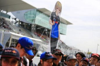 World © Octane Photographic Ltd. Formula 1 – Japanese GP - Paddock. Scuderia Fans in the Pitlane. Suzuka Circuit, Suzuka, Japan. Thursday 10th October 2019.