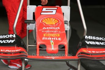 World © Octane Photographic Ltd. Formula 1 – Japanese GP - Parc Ferme. Scuderia Ferrari SF90 – Sebastian Vettel. Suzuka Circuit, Suzuka, Japan. Thursday 10th October 2019.