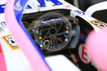 World © Octane Photographic Ltd. Formula 1 – Japanese GP - Parc Ferme. SportPesa Racing Point RP19 - Sergio Perez. Suzuka Circuit, Suzuka, Japan. Thursday 10th October 2019.
