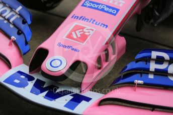 World © Octane Photographic Ltd. Formula 1 – Japanese GP - Parc Ferme. SportPesa Racing Point RP19 - Sergio Perez. Suzuka Circuit, Suzuka, Japan. Thursday 10th October 2019.