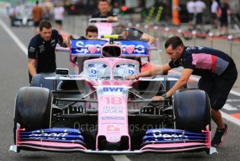 World © Octane Photographic Ltd. Formula 1 – Japanese GP - Parc Ferme. SportPesa Racing Point RP19 – Lance Stroll. Suzuka Circuit, Suzuka, Japan. Thursday 10th October 2019.
