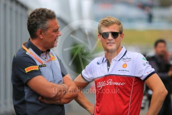 World © Octane Photographic Ltd. Formula 1 – Japanese GP - Paddock. Alfa Romeo Racing C38 – Marcus Ericsson. Suzuka Circuit, Suzuka, Japan. Thursday 10th October 2019.