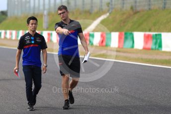 World © Octane Photographic Ltd. Formula 1 – Japanese GP - Paddock. Scuderia Toro Rosso - Naoki Yamamoto. Suzuka Circuit, Suzuka, Japan. Thursday 10th October 2019.