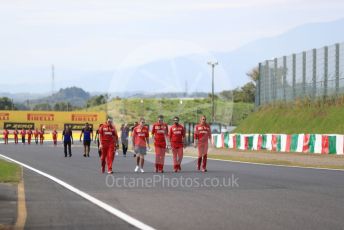 World © Octane Photographic Ltd. Formula 1 – Japanese GP - Paddock. Scuderia Ferrari SF90 – Sebastian Vettel. Suzuka Circuit, Suzuka, Japan. Thursday 10th October 2019.