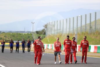 World © Octane Photographic Ltd. Formula 1 – Japanese GP - Paddock. Scuderia Ferrari SF90 – Sebastian Vettel. Suzuka Circuit, Suzuka, Japan. Thursday 10th October 2019.