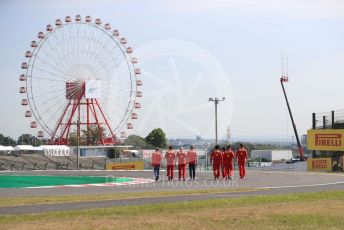 World © Octane Photographic Ltd. Formula 1 – Japanese GP - Paddock. Scuderia Ferrari SF90 – Charles Leclerc. Suzuka Circuit, Suzuka, Japan. Thursday 10th October 2019.