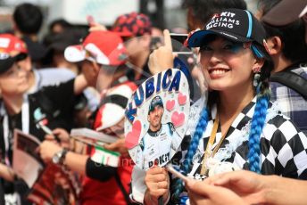World © Octane Photographic Ltd. Formula 1 – Japanese GP - Paddock. Scuderia Fans in the Pitlane. Suzuka Circuit, Suzuka, Japan. Thursday 10th October 2019.