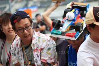 World © Octane Photographic Ltd. Formula 1 – Japanese GP - Paddock. Scuderia Fans in the Pitlane. Suzuka Circuit, Suzuka, Japan. Thursday 10th October 2019.