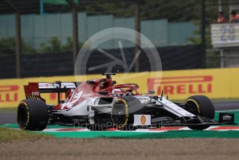 World © Octane Photographic Ltd. Formula 1 – Japanese GP - Practice 1. Alfa Romeo Racing C38 – Kimi Raikkonen. Suzuka Circuit, Suzuka, Japan. Friday 11th October 2019.