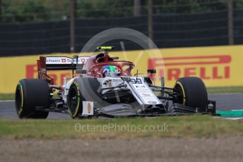 World © Octane Photographic Ltd. Formula 1 – Japanese GP - Practice 1. Alfa Romeo Racing C38 – Antonio Giovinazzi. Suzuka Circuit, Suzuka, Japan. Friday 11th October 2019.