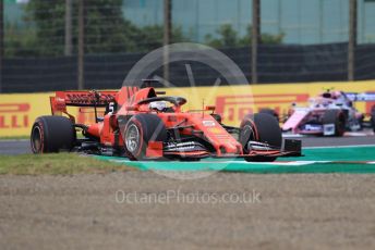 World © Octane Photographic Ltd. Formula 1 – Japanese GP - Practice 1. Scuderia Ferrari SF90 – Sebastian Vettel and SportPesa Racing Point RP19 – Lance Stroll. Suzuka Circuit, Suzuka, Japan. Friday 11th October 2019.