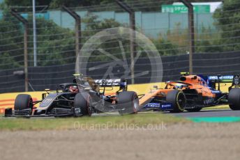 World © Octane Photographic Ltd. Formula 1 – Japanese GP - Practice 1. Haas F1 Team VF19 – Kevin Magnussen and McLaren MCL34 – Lando Norris. Suzuka Circuit, Suzuka, Japan. Friday 11th October 2019.