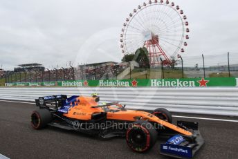 World © Octane Photographic Ltd. Formula 1 – Japanese GP - Practice 1. McLaren MCL34 – Lando Norris. Suzuka Circuit, Suzuka, Japan. Friday 11th October 2019.