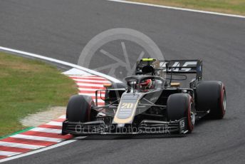 World © Octane Photographic Ltd. Formula 1 – Japanese GP - Practice 1. Haas F1 Team VF19 – Kevin Magnussen. Suzuka Circuit, Suzuka, Japan. Friday 11th October 2019.