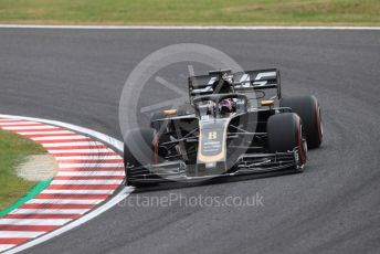 World © Octane Photographic Ltd. Formula 1 – Japanese GP - Practice 1. Haas F1 Team VF19 – Romain Grosjean. Suzuka Circuit, Suzuka, Japan. Friday 11th October 2019.