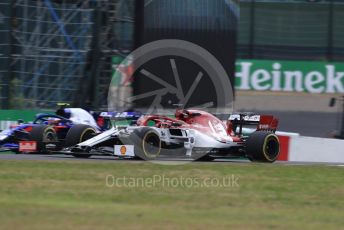 World © Octane Photographic Ltd. Formula 1 – Japanese GP - Practice 1. Alfa Romeo Racing C38 – Kimi Raikkonen and Scuderia Toro Rosso - Naoki Yamamoto. Suzuka Circuit, Suzuka, Japan. Friday 11th October 2019.