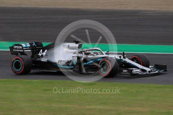 World © Octane Photographic Ltd. Formula 1 – Japanese GP - Practice 2. Mercedes AMG Petronas Motorsport AMG F1 W10 EQ Power+ - Lewis Hamilton. Suzuka Circuit, Suzuka, Japan. Friday 11th October 2019.