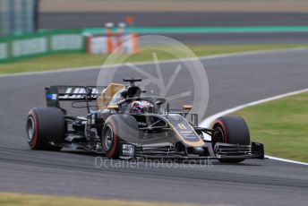 World © Octane Photographic Ltd. Formula 1 – Japanese GP - Practice 2. Haas F1 Team VF19 – Romain Grosjean. Suzuka Circuit, Suzuka, Japan. Friday 11th October 2019.