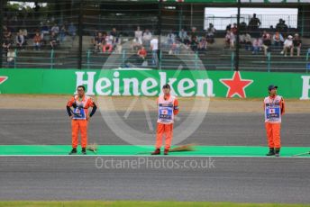 World © Octane Photographic Ltd. Formula 1 – Japanese GP - Practice 2. Turn 1 marshals. Suzuka Circuit, Suzuka, Japan. Friday 11th October 2019.