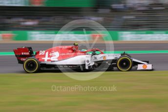 World © Octane Photographic Ltd. Formula 1 – Japanese GP - Practice 2. Alfa Romeo Racing C38 – Antonio Giovinazzi. Suzuka Circuit, Suzuka, Japan. Friday 11th October 2019.